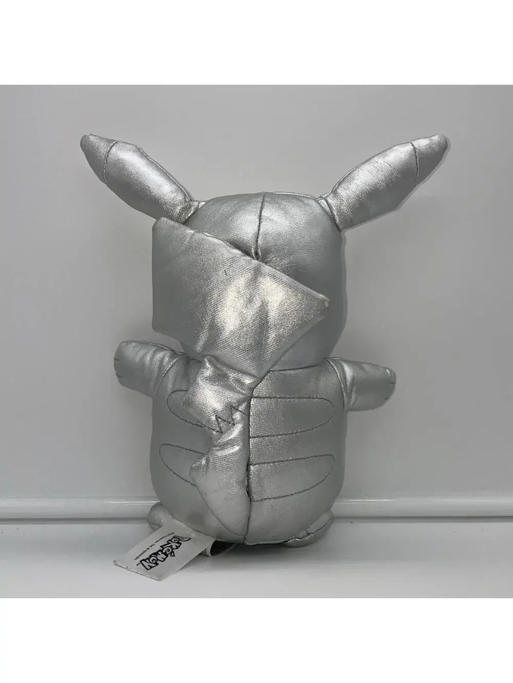 Pokémon Silver Pikachu 25th Celebration Official Anniversary Plush 8 Inch